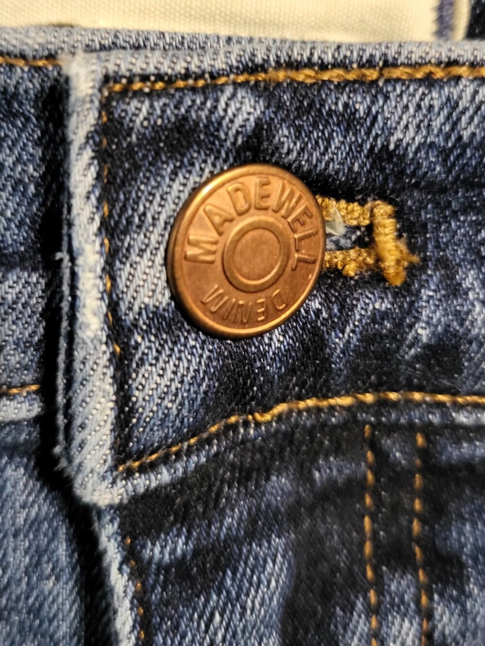 Madewell Mid-Rise Stovepipe Jeans Size 28 Brinton Wash - Picture 3 of 9